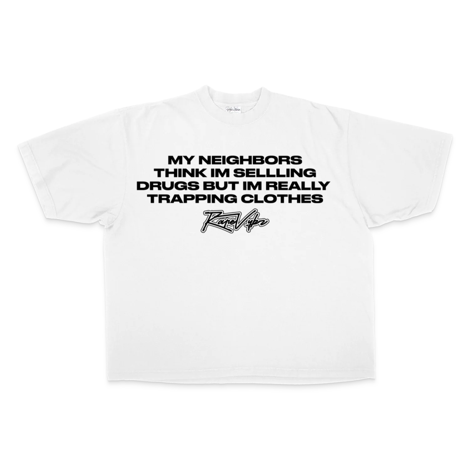 “Trapping Clothes” Tee (White)